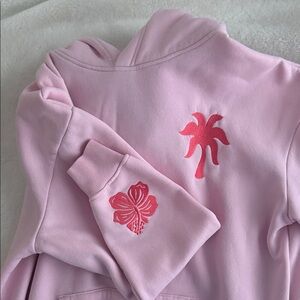 Women's Pink Floral Hoodie